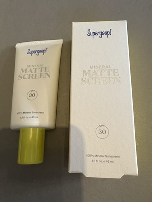 Supergoop! Matte Screen Gesichts-Sonnencreme LSF30 45ml BRANDNEU Ablaufdatum Nov 2025