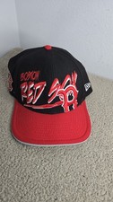 New Era 9FIFTY MLB Boston Red Sox Black Red Snapback Adjustable Hat Cap