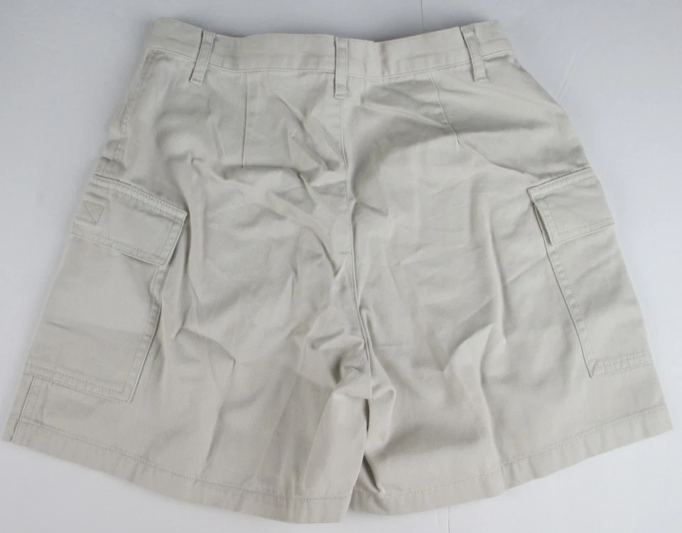 Pantalones Cortos LANDS END Piedra Ligera Algodón Sarga Estilo Carga Niños 14 NUEVO Foto 2 de 4