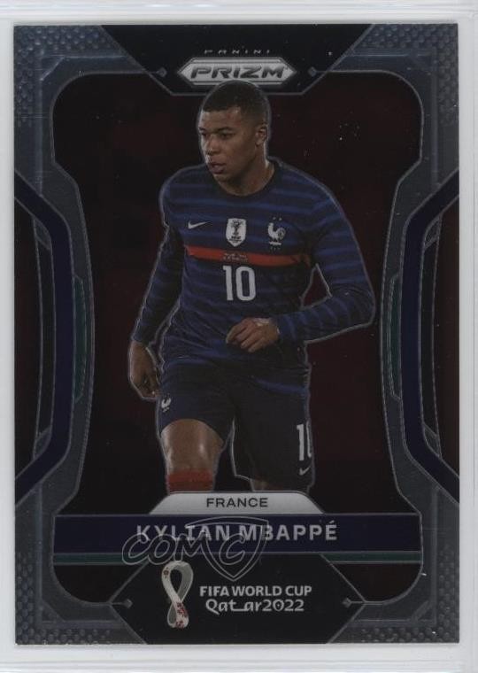 2022 Panini Prizm World Cup Qatar Kylian Mbappe Kylian Mbappé #101 1kc2
