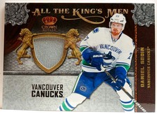 2011-12 Panini Crown Royale All The Kings Men Memorabilia Henrik Sedin Vancouver