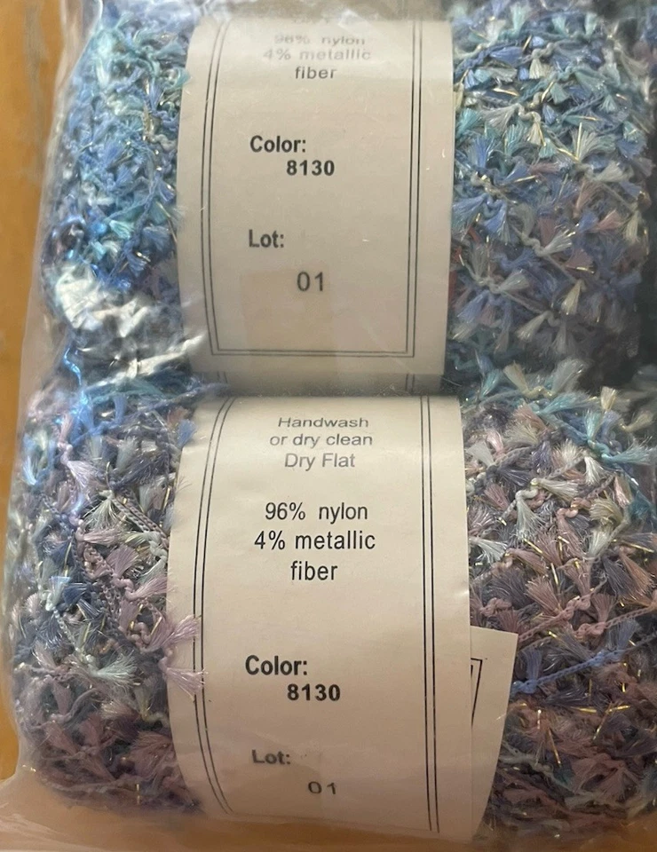 Lote 1 10 Madejas Cristal Palacio LITTLE FLOWERS color 8130 Foto 4 de 4