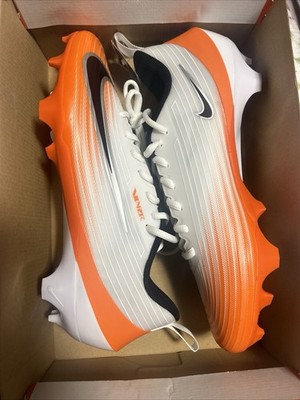 SZ 11.5 Mens - Nike Vapor Speed 3 Football Cleats White Orange Black HM8849-104
