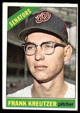 1966 Topps Frank Kreutzer Washington Senators #211