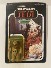 Star Wars Return Of The Jedi Chief Chirpa 77 Back Card ROTJ Kenner 1983 Vintage