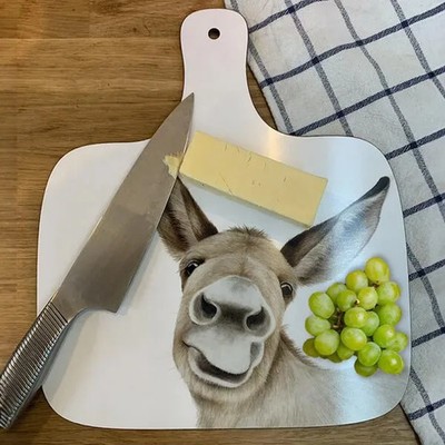 Lucy's Farm Wonkey Donkey Design großes Schneidebrett
