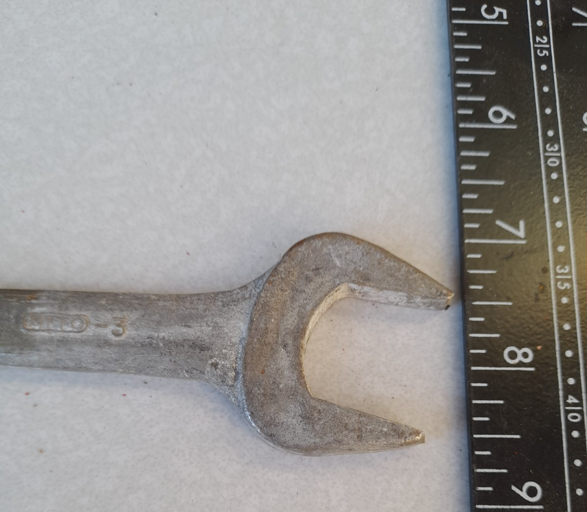 Rare Vintage Kawasaki Japan 19mm x 22mm Double Open End Wrench