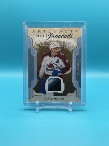 2023-24 UD Artifacts Cale Makar NHL Remnants 3-Color Patch /25 #NR-CM Avalanche