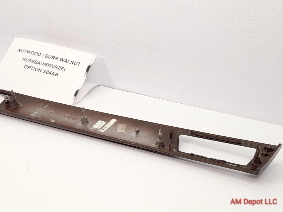 BMW 335i 335xi 328xi 328i E92 E90 2008 tablero derecho moldura madera tuerca 51456985540 Foto 3 de 4