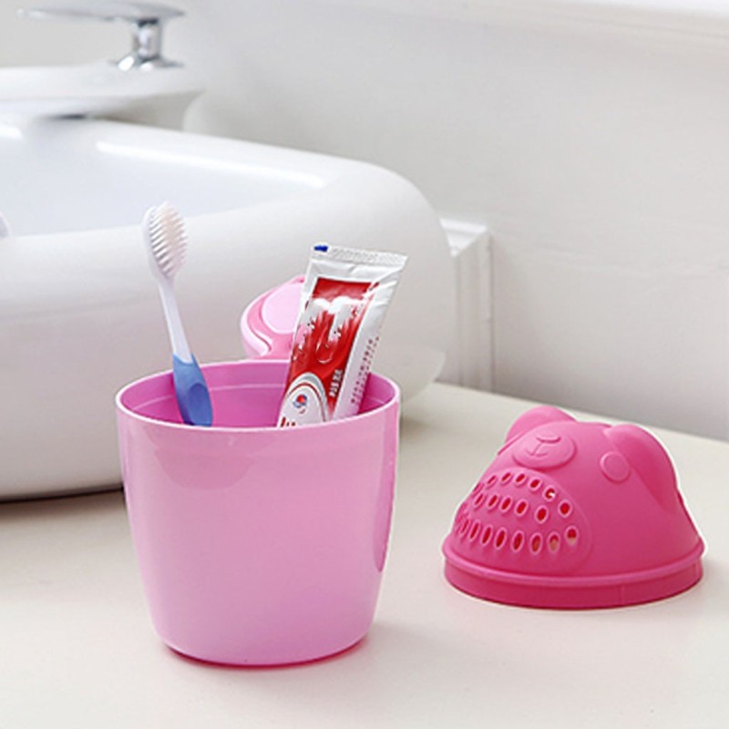 Spoon Rinse Baby Bath Waterfall Rinser Kids Shampoo Rinse Cup Bath Shower Plastic ...