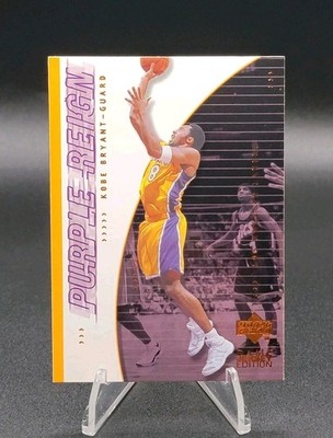 KOBE BRYANT ~ 2000-01 Upper Deck ~ Game Jersey Edition #443 Purple Reign  