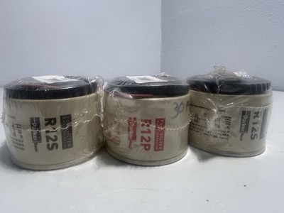 Lot of 2 Parker R12S Fuel Filter/Water Separator - 2 Micron For Racor 120 & 140