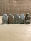 Five Dug Relic Civil War Dropped Three Ring Bullets From Kennesaw Mountain Ga