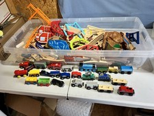 Large 200 Pc Brio Compatible Kidcraft Ikea Wooden Train Track Set  Accessories