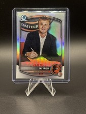 2025 Bowman Draft Ike Irish Image Variation Refractor SP