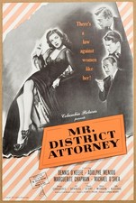 Mr. DISTRICT ATTORNEY 1946 UNCUT & UNFOLDED PRESSBOOK + SUP DENNIS O'KEEFE