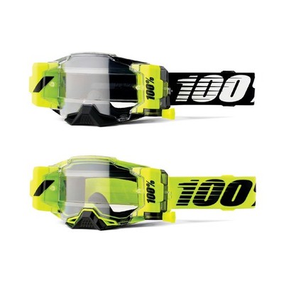 100% Armega Forecast Goggle - Clear Lens Black 