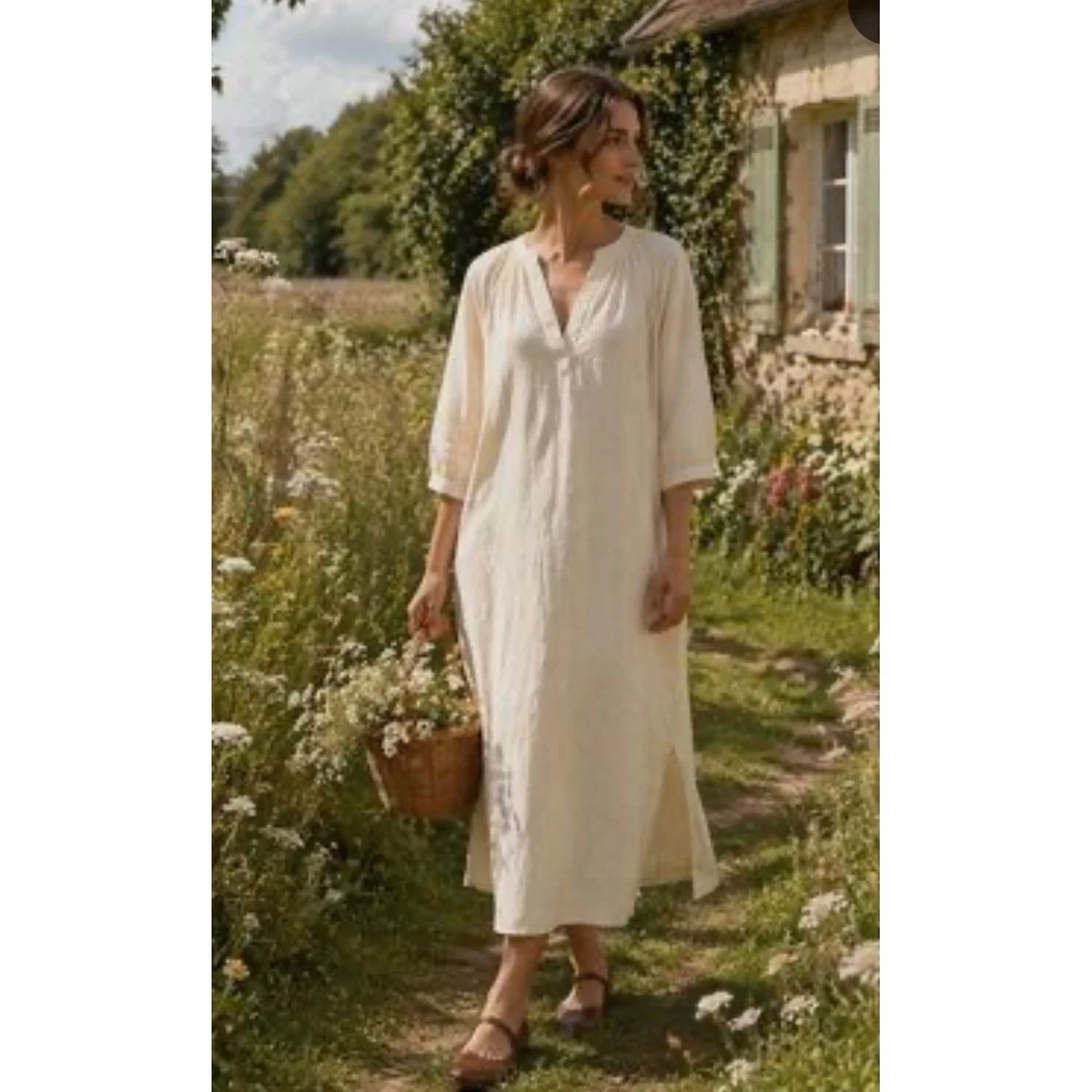 Linen Midi Dresses for Women for Sale - eBay Linen Midi Dresses for Women for Sale - eBay