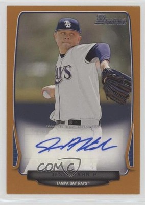 2013 Bowman Prospect Retail Orange 69/250 Jesse Hahn #BPA-JH Auto 0m8