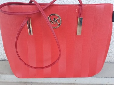 Handtasche Von Michael  Kors Rotes Leder