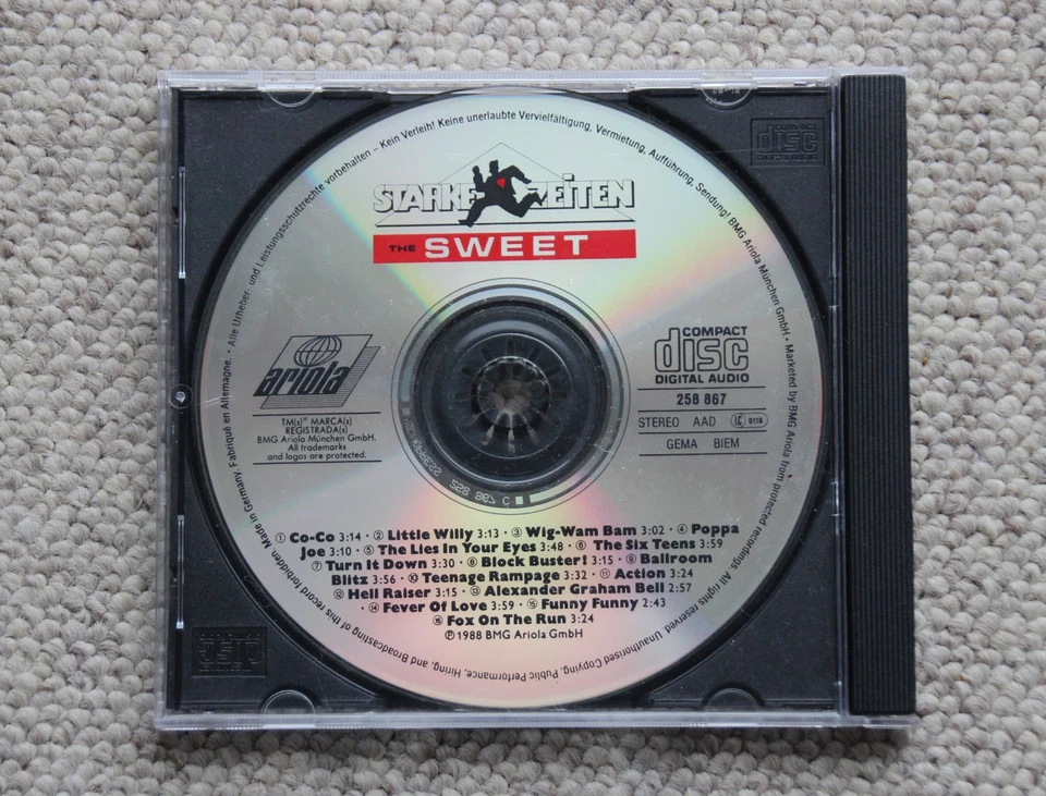 CD - THE SWEET°°°Best of ...°°°16 Hits°°°Supi !!!