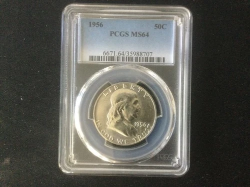 U.S. * 1956 * Franklin Half Dollar * PCGS * MS 64