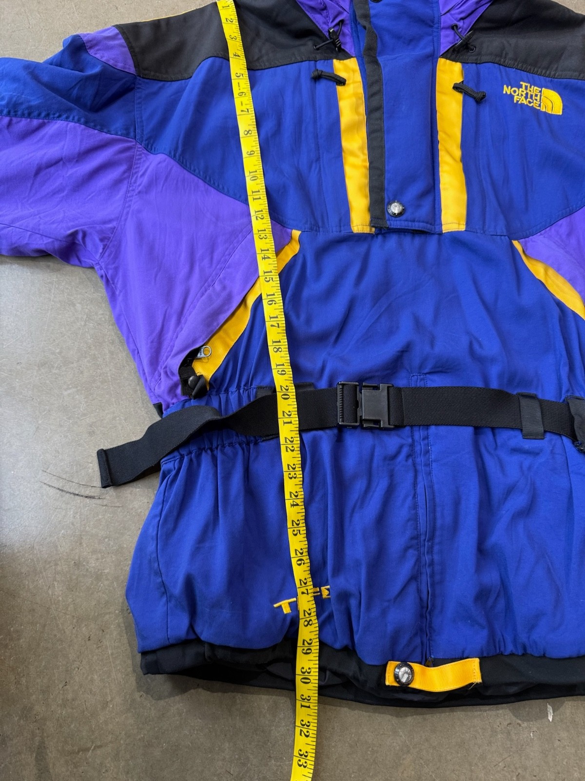 RARE Vintage The North Face TNFX Gore-Tex Jacket M-XL Purple Black Yellow image 10