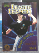 2000 Topps - League Leaders - Pedro Martinez/Randy Johnson #465