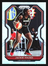 2021 Panini Prizm WNBA #47 Jackie Young Prizms Silver