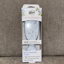 LoveShackFancy X Wet Brush Mini Smooth Styler Hair Brush English Ivy Blue