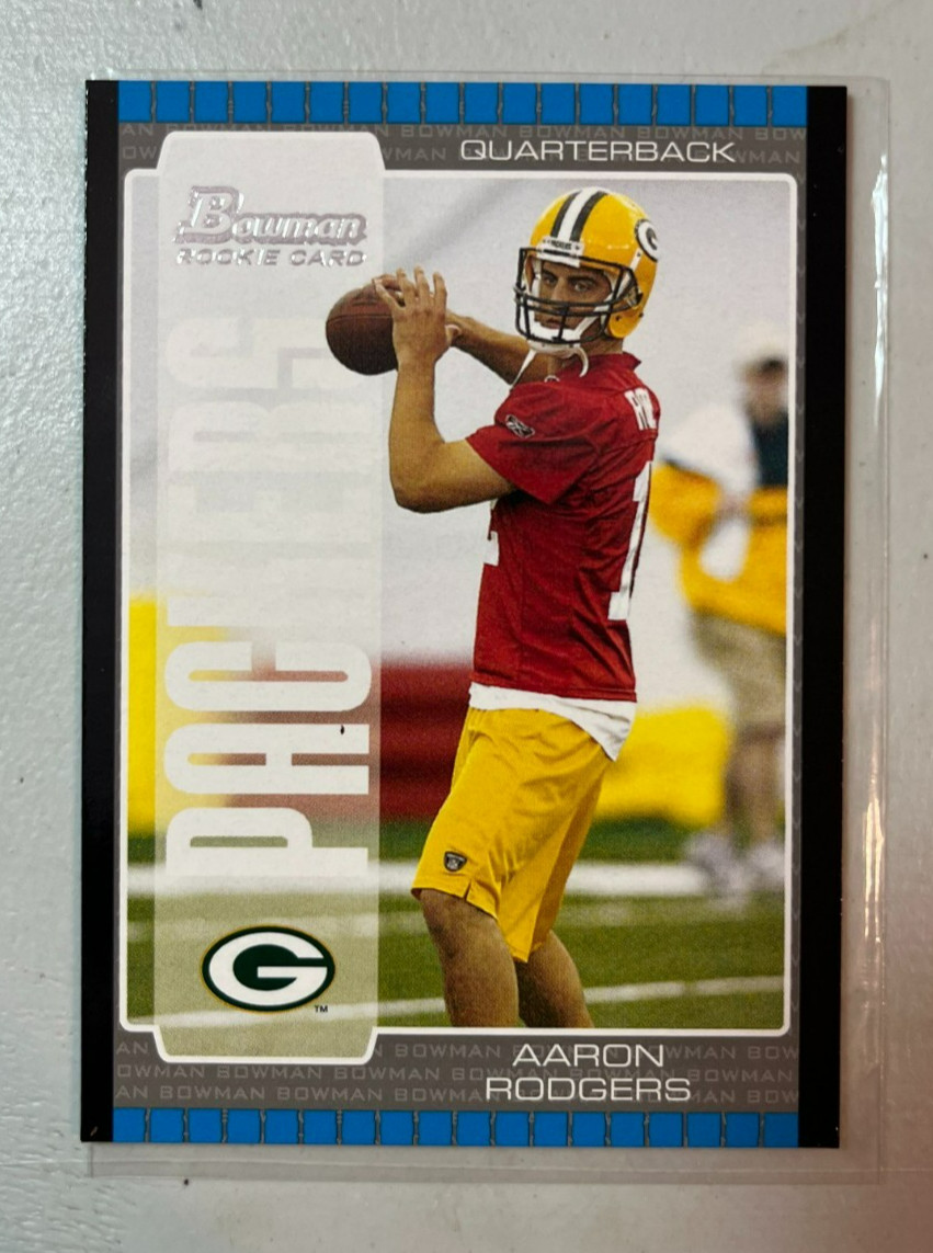 2005 Bowman #112 Aaron Rodgers Rookie RC Green Bay Packers