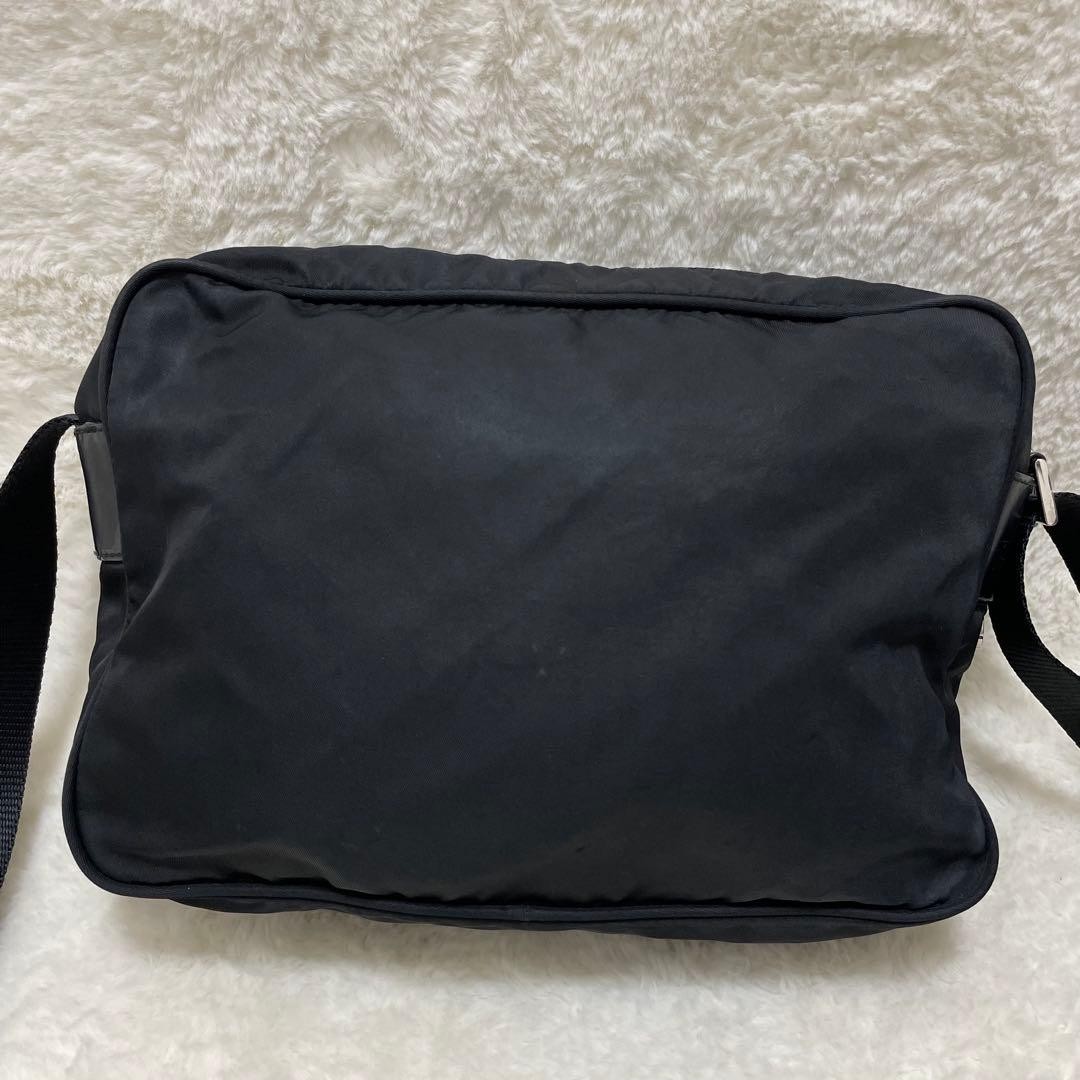 Excellent Condition PRADA Camera Bag Shoulder Bag Triangle Logo Nylon Black thumbnail 5