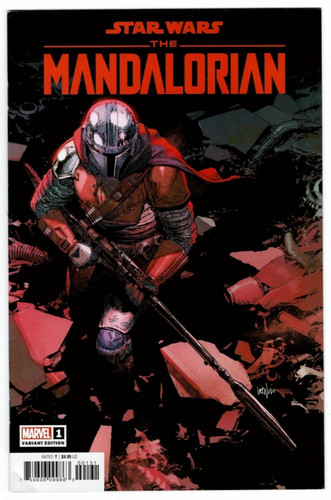 ONE Star Wars The Mandalorian comic # 1, 50:1 variant cover by Leinil Frances Yu