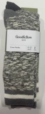 Men's Goodfellow & Co. Crew Warm Boot Socks Pack of 2 Size 6-12 Light Gray NWTs