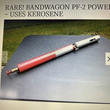 Rare!  Bandwagon PF2 Power Flame Blow Torch Weed Killer/Ice Melt Used Kerosene