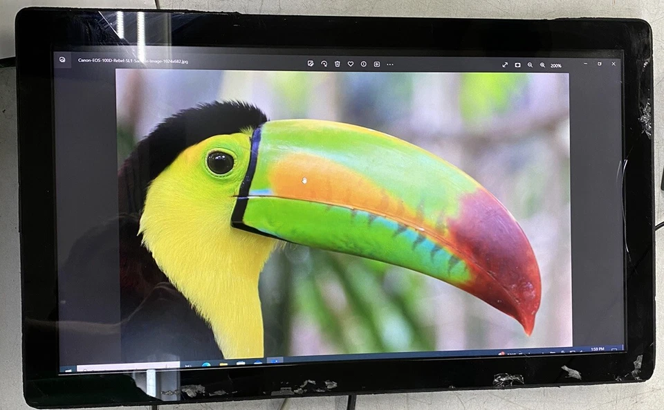 ELO ET2094L E197628 19.5" VGA OSD USB Touchscreen Monitor NO POWER SUPPLY - Image 2 of 4