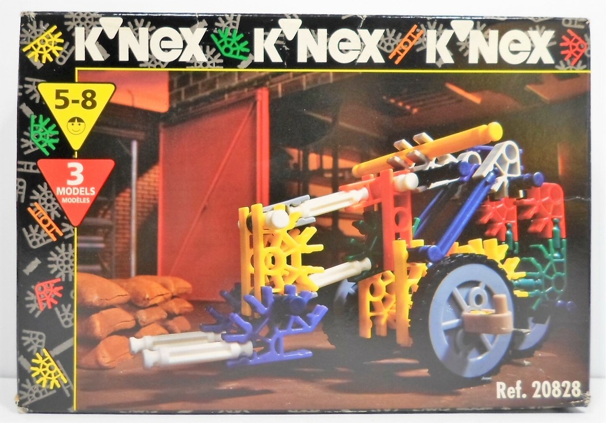 Ｃ＆Ｋ　　3セット K'NEX KNEX VTG 1996 # 20828 ELEVATING VEHICLE 3 MODELS 76 PIECES
