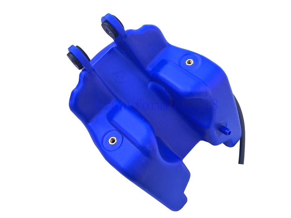 Tanque de combustible Yamaha PW50 PY50 50CC (bicicleta de tierra) piezas de motocicleta tanque de gasolina de combustible (azul Foto 3 de 3