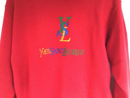 ysl logo sweater