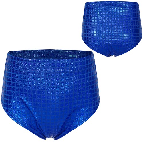 Kids Girls Panties Metallic Briefs Yoga Bottoms Stage Performance Dancewear Big - Picture 36 of 58