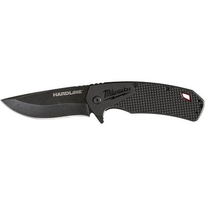 Milwaukee 48-22-1999B 3.5 in. HARDLINE Smooth Blade Pocket Knife in a Box