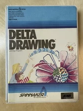 Delta Drawing for Atari 8-bit 800xl 800/400 - Excellent Condition CIB