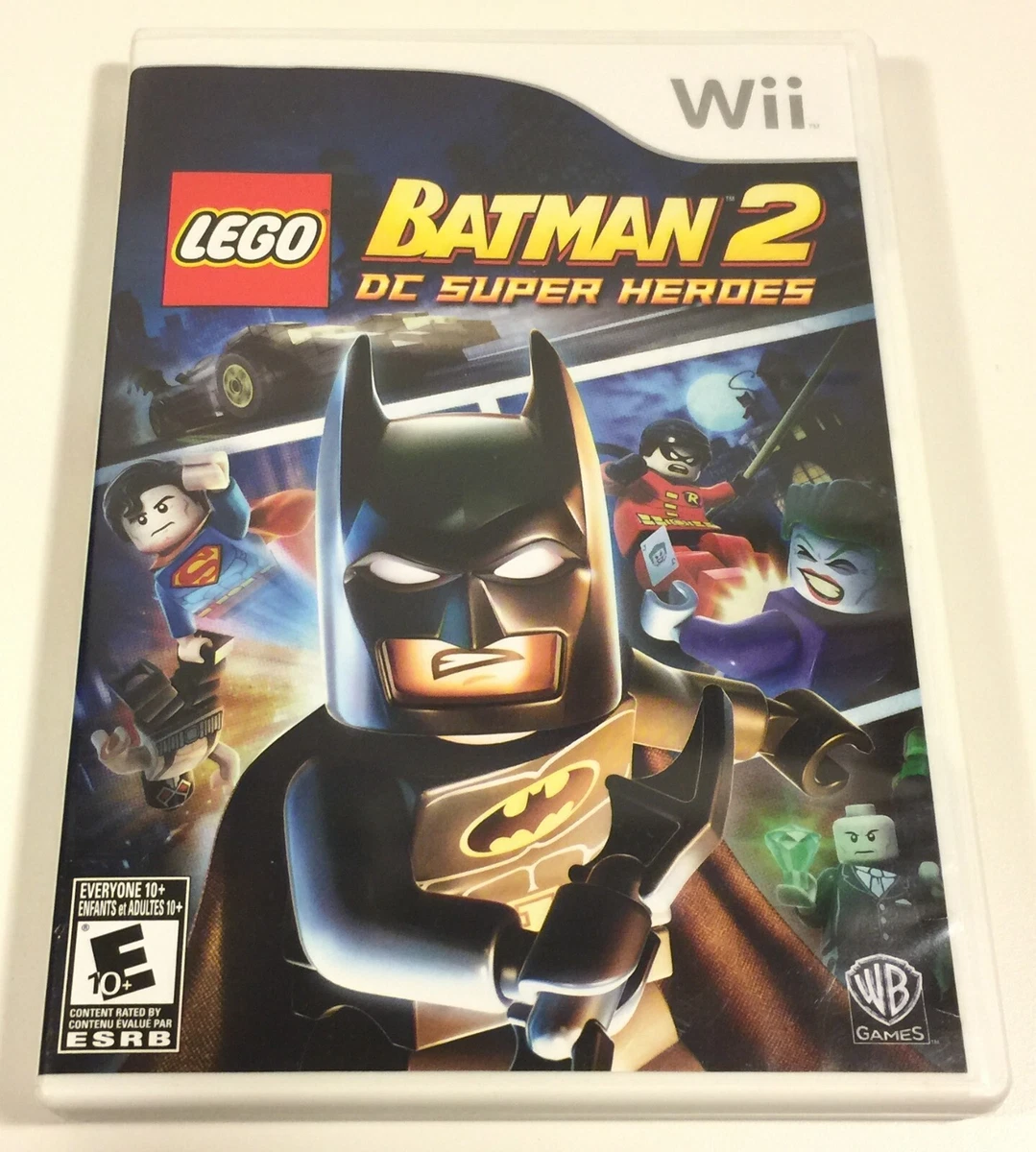 Lego Batman 2 DC Super Heroes Nintendo Wii Game Complete