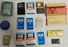 NIP Vintage SEWING ITEMS Junk Drawer Lot SEWING NEEDLES jd 5