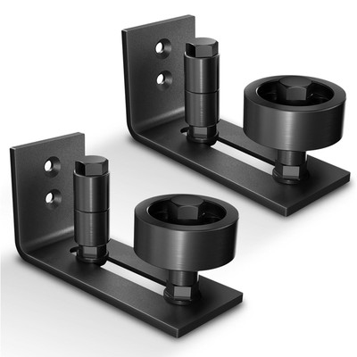 2 Pack Barn Door Floor Guide8 Assemble Setup Optionswall Mount Systemadjustable 
