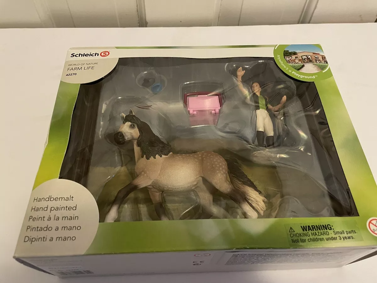 Schleich Horse Club Horse Care Set with Andalusian