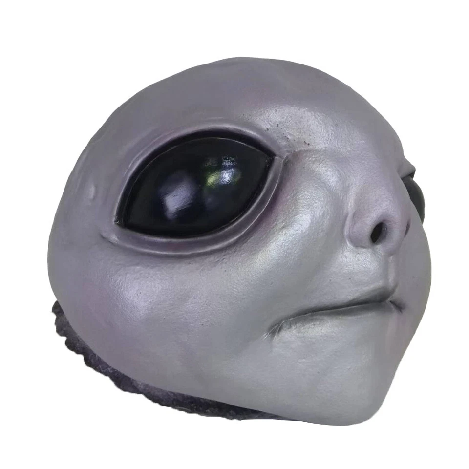 Elden Ring Albinauric Cospaly Latex Mask Alien Headwear Halloween Costume Props - Image 3 of 4