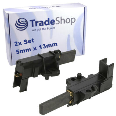 2x Motorkohlen 5x13,5x32mm für Bosch WLF20180OE01 WLF20180OE02 WVF2000 