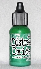 Ranger Distress Oxide Ink Lucky Clover Refill Plastic Bottle New Free Shipping