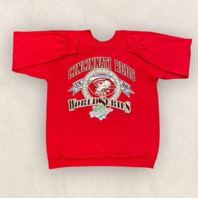 Vintage 90s Cincinnati Reds MLB Baseball Champions World Series Sweatshirt